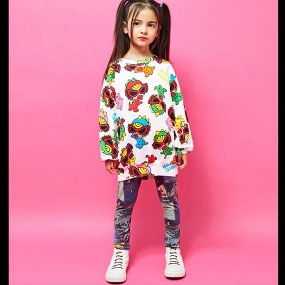 Hysteric Glamour Mini Sweatshirt in dinosaur prints - Picture 7 of 8